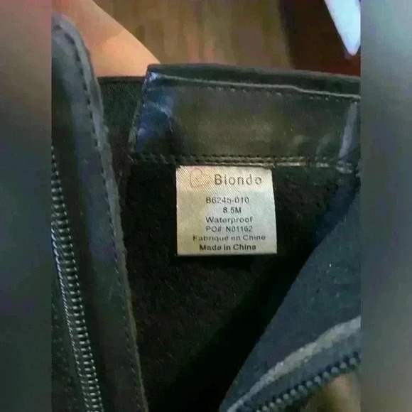 Blondo Val Waterproof boots - worn once, like new Sz 8.5 leather - Picture 4 of 16